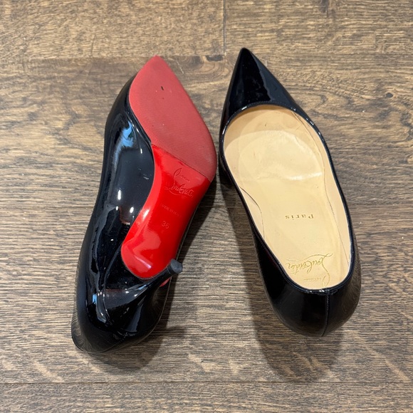 Christian Louboutin Glossy Black Heels - Picture 4 of 4